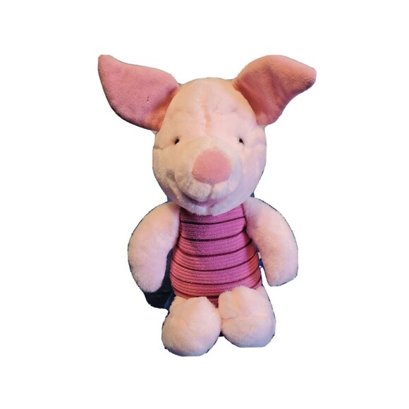 Piglet Plush Disney's Winnie the Pooh Cartoon Character 13" Weighted Bottom - Picture 2 of 11